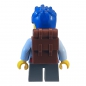 cty1393 Lego Minifigur Junge mit blauen Haaren