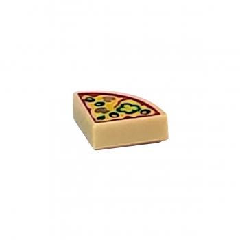 25269pb003 Lego Fliese Aufdruck Pizzaschnitte