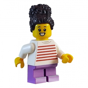 cty1019 Lego Minifigure Girl with black hair