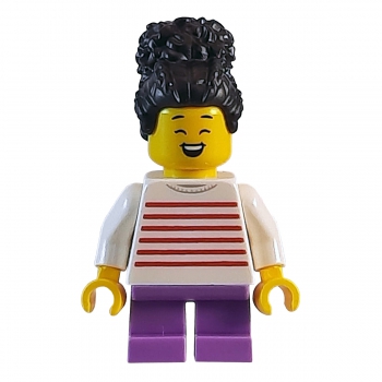 cty1019 Lego Minifigure Girl with black hair