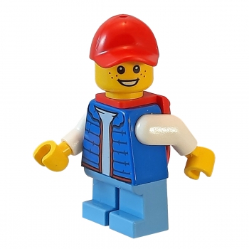 cty1391 Lego Minifigure Boy with red helmet