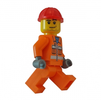 cty397 Lego Minifigure Construction Worker