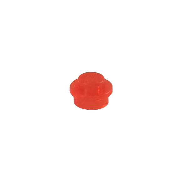 4073 Lego Plate round trans-neonorange