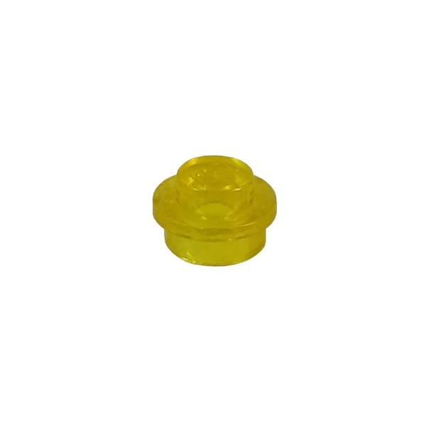 4073 Lego Plate round trans-yellow