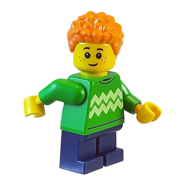 cty1343 Lego Minifigure Boy with Orange Hair