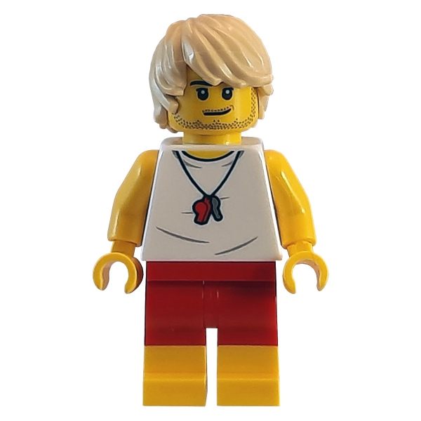 cty1388 Lego Minifigure Beach Lifeguard