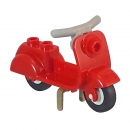 Lego 15396c05 Motorroller Roller Moped rot