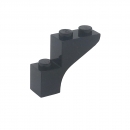 Lego 88292 Bogenstein 1 x 3 x 2 schwarz