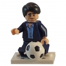 Lego Minifigur dfb01 Trainer Joachim Löw mit Ball